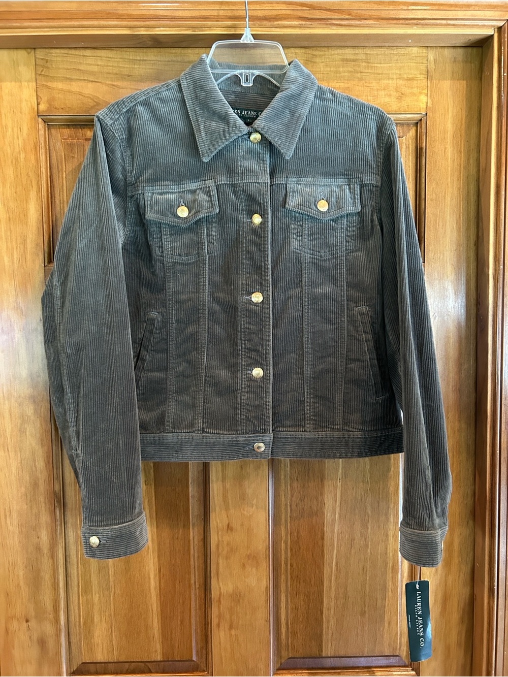 College Grey Corduroy Jacket